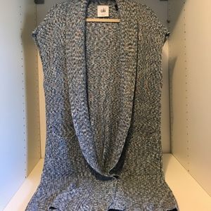 Cabi Long Sleeveless Cardigan - Runs Big